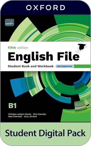 Cubierta de English File 5th Edition B1. Student's Book and Workbook and digital without Key Pack