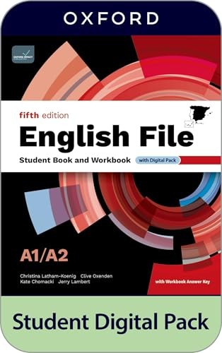 Cubierta de English File 5th Edition A1/A2. Student's Book and Workbook and digital with Key Pack