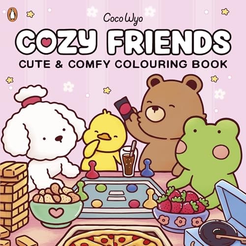 Cubierta de Cozy Friends: A relaxing cosy colouring book, from the bestselling author (Coco Wyo)