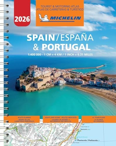 Cubierta de MICHELIN SPAIN & PORTUGAL ROAD ATLAS 2026 (Atlas De Carreteras)