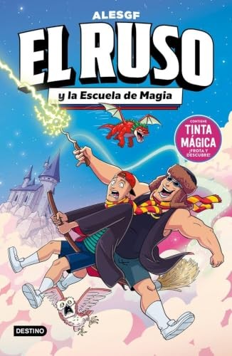 Cubierta de El Ruso. El Ruso 4 y la Escuela de Magia (Jóvenes influencers)