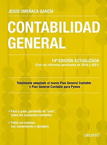 Cubierta de Contabilidad general: 14ª Edición actualizada (Con las reformas aprobadas en 2016 y 2021) (Deusto)