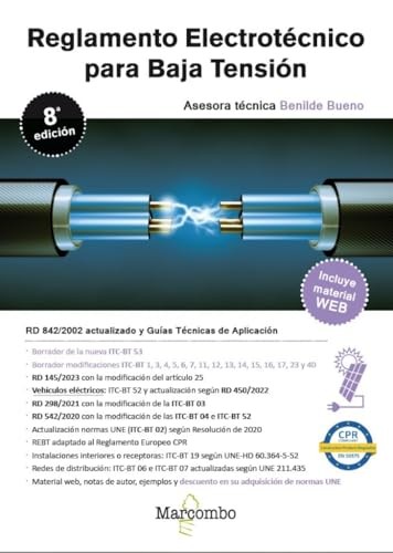 Cubierta de Reglamento Electrotécnico para Baja Tensión REBT 9ª edición: REBT actualizado 2026