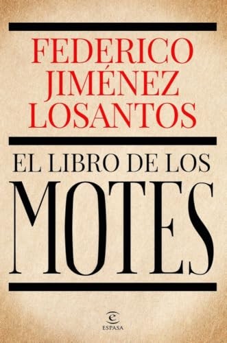Cubierta de El libro de los motes (Espasa Actualidad)