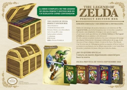 Cubierta de The Legend of Zelda Perfect Edition Box