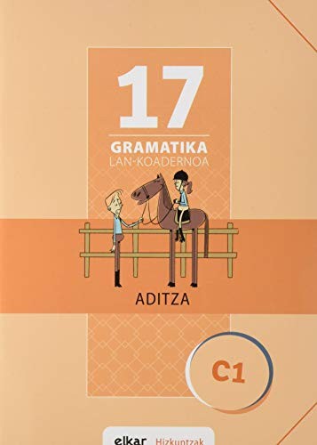 Cubierta de Gramatika Lan-Koadernoa 17 Aditza