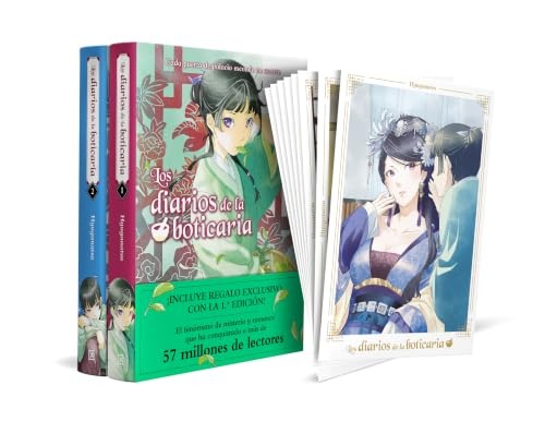 Cubierta de Los diarios de la boticaria (la novela original) 1-2 (pack de lanzamiento): El fenómeno de misterio y romance que ha conquistado a 45 millones de lectores (Distrito Novela)