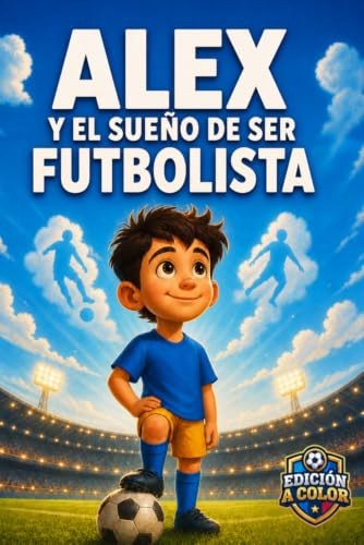 Cubierta de Alex y el Sueño de Ser Futbolista: Una historia inspiradora de fútbol, amistad y confianza para niños de 6 a 10 años